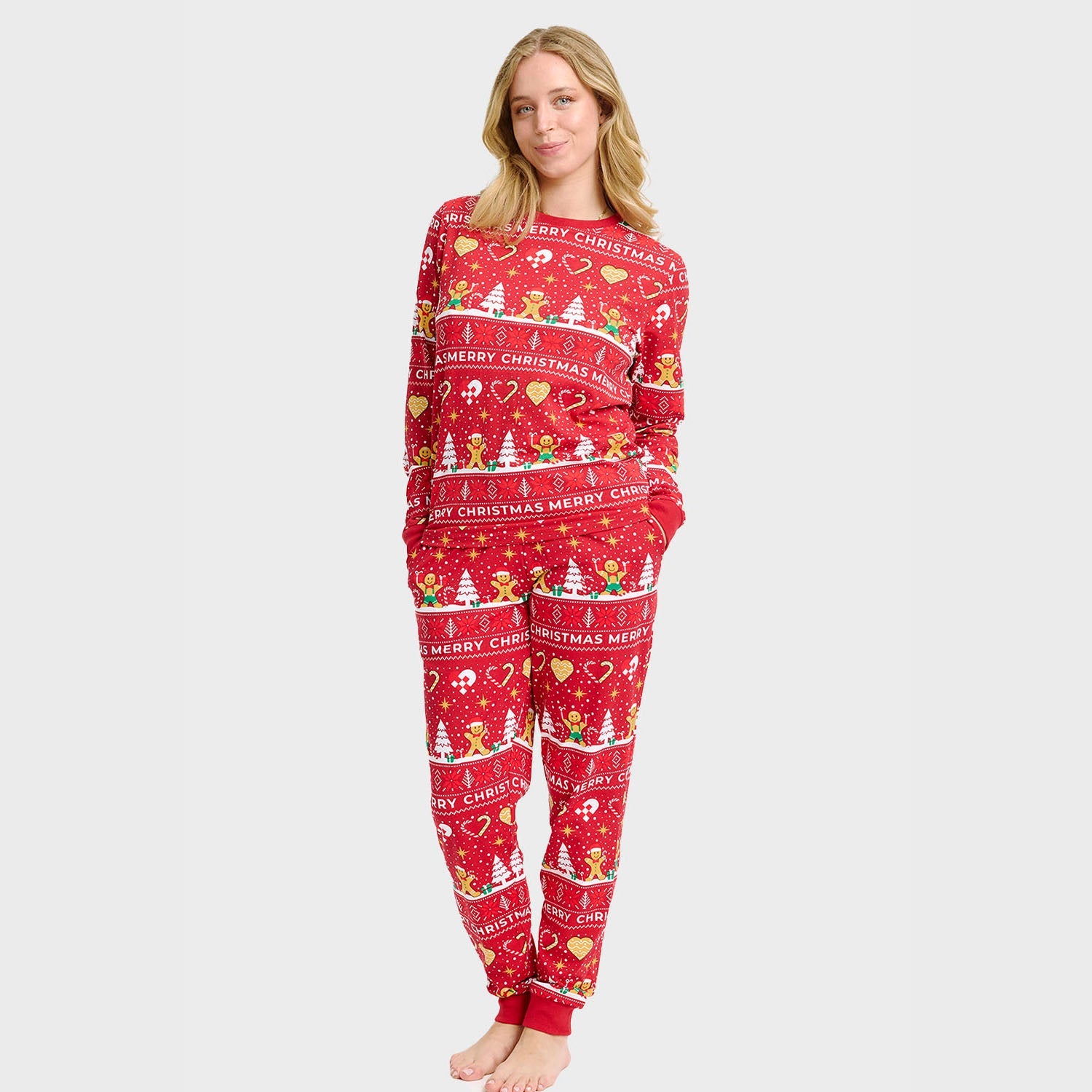 Christmas Cookie Pyjamas Red β Women